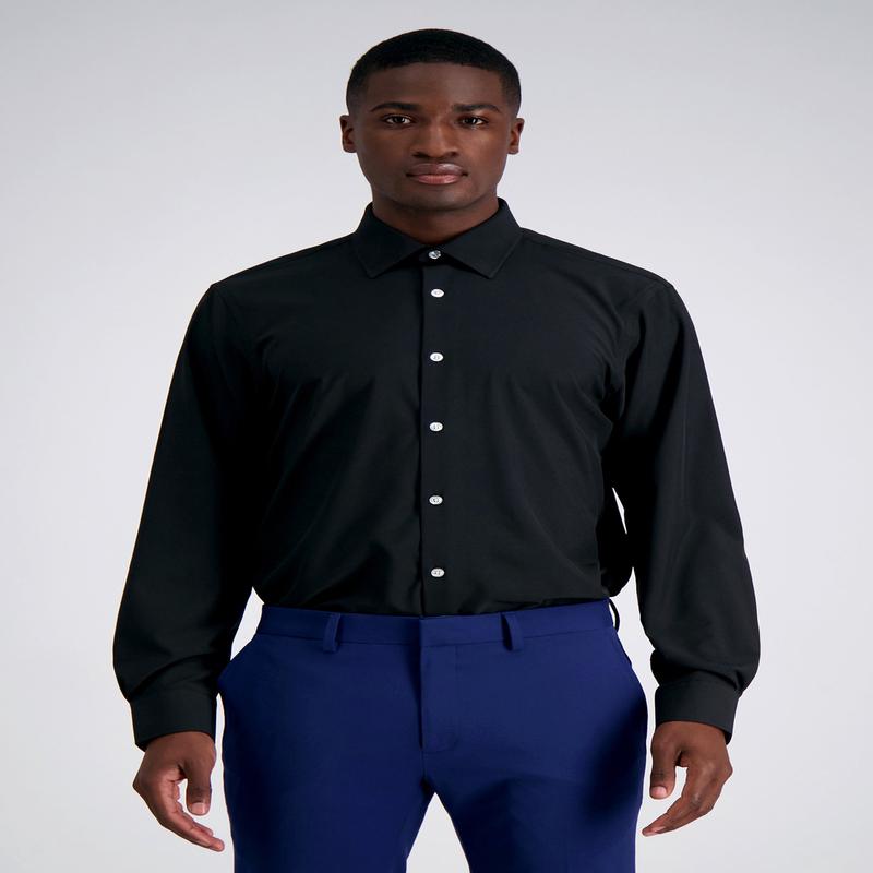Performance Stretch Dress Shirt - Black