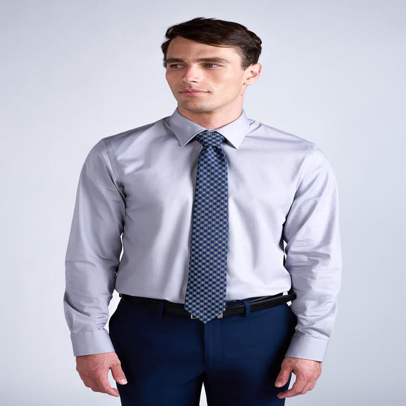 Premium Comfort Dress Shirt - Light Grey