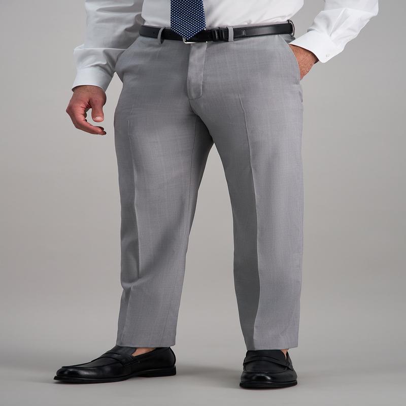 Premium Comfort Tonal Plaid Dress Pant