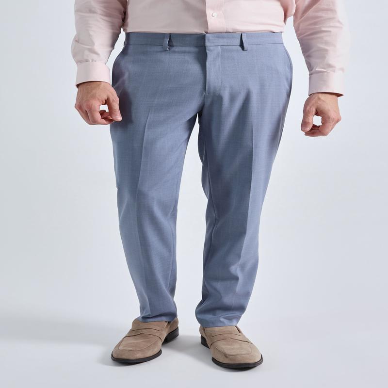 Smart Wash Tonal Plaid Suit Pant