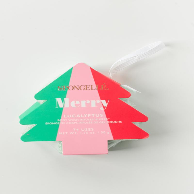 Spongelle Merry Eucalyptus Holiday Tree Buffer