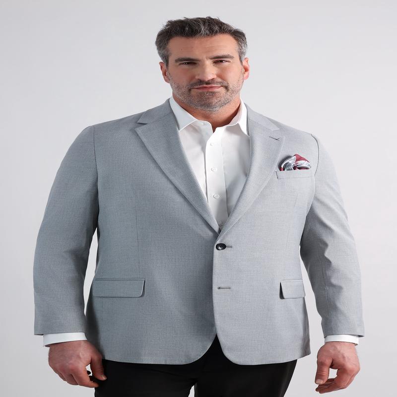 Big & Tall J.M. Haggar Mini Dobby Sportcoat