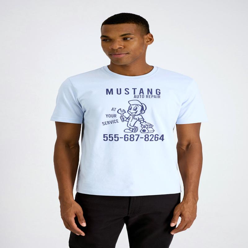 Mustang Graphic Jersey Tee