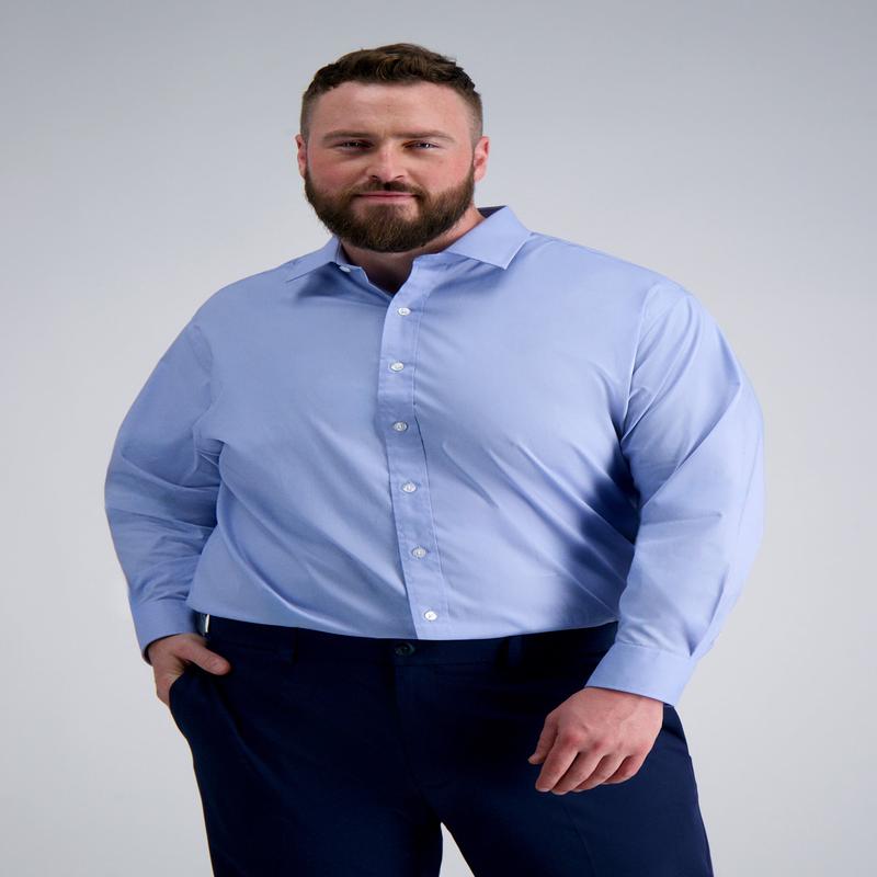 Premium Comfort Big Dress Shirt - Blue