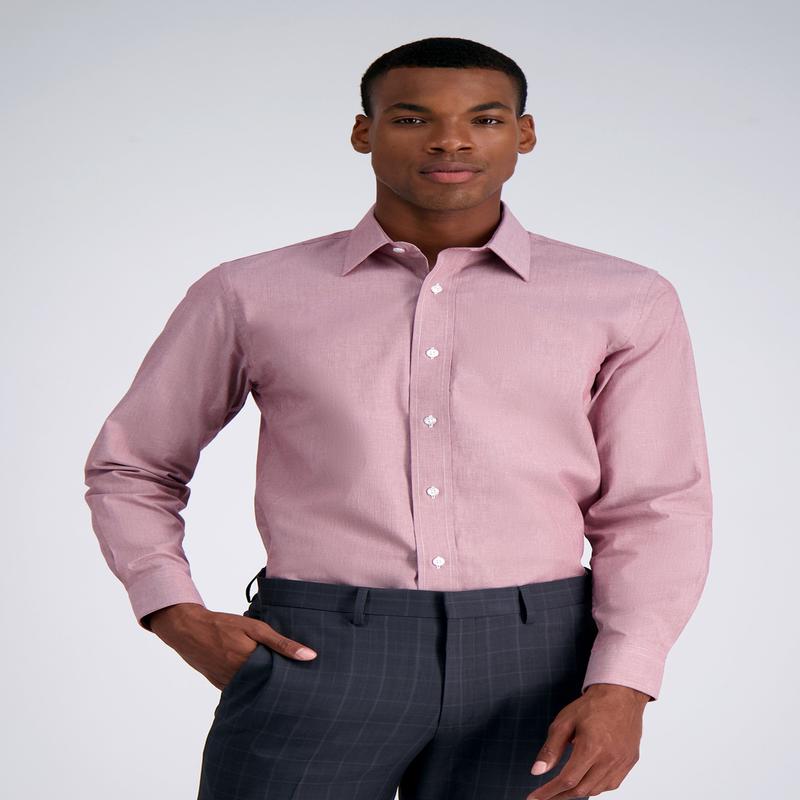 Premium Comfort Dress Shirt - Burgundy