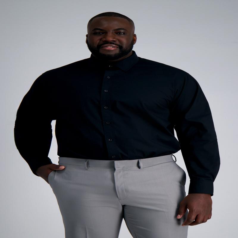 Premium Comfort Tall Dress Shirt - Black