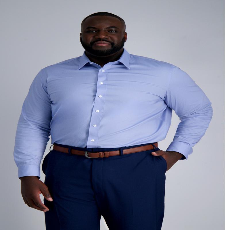 Premium Comfort Tall Dress Shirt - Blue