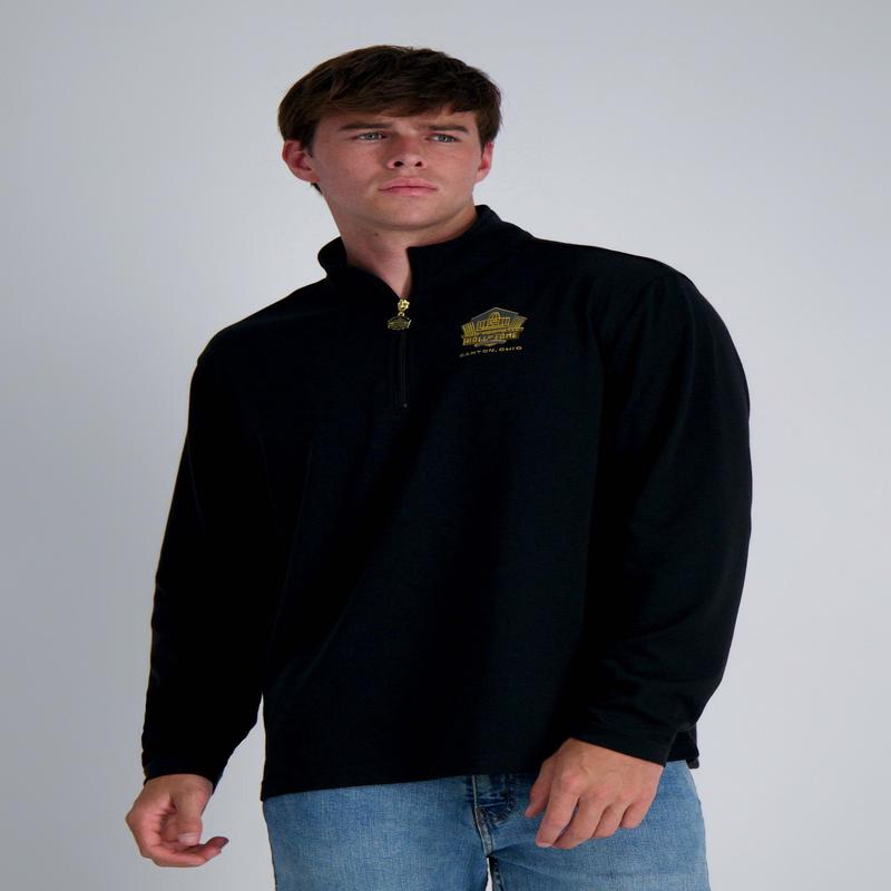 Pro Football Hall of Fame X Haggar Long Sleeve Ribbed Quarter Zip