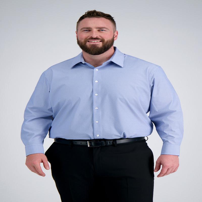 Smart Wash Big Dress Shirt - Indigo