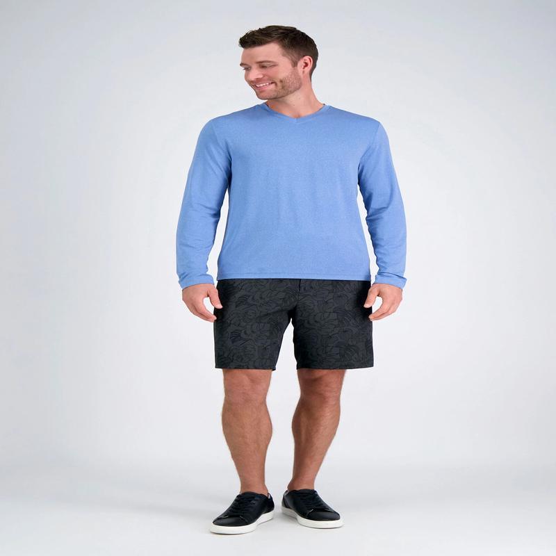 The Active Series Hybrid Palm Leaves Print Short