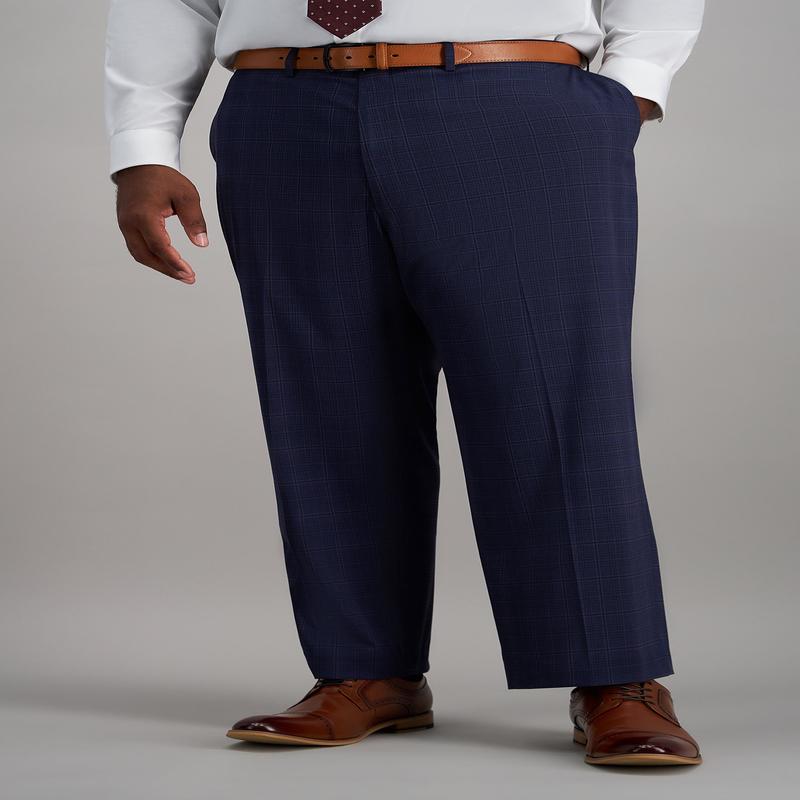 Big & Tall J.M. Haggar Prince of Wales Suit Pant