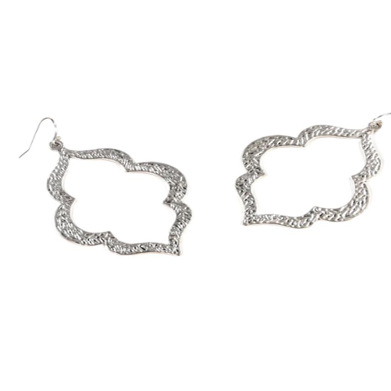 CJ Large Hammered Earrings