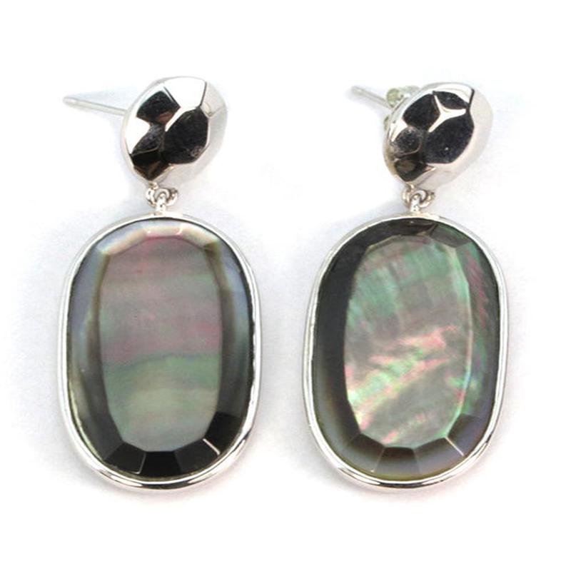 Elle Abalone Sterling Silver Earrings