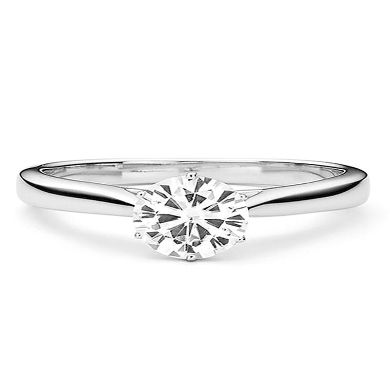 Forever Brilliant Moissanite 1.90ct Solitaire Ring in 14k White Gold