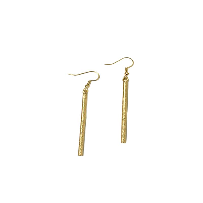 Gold Bar Earrings