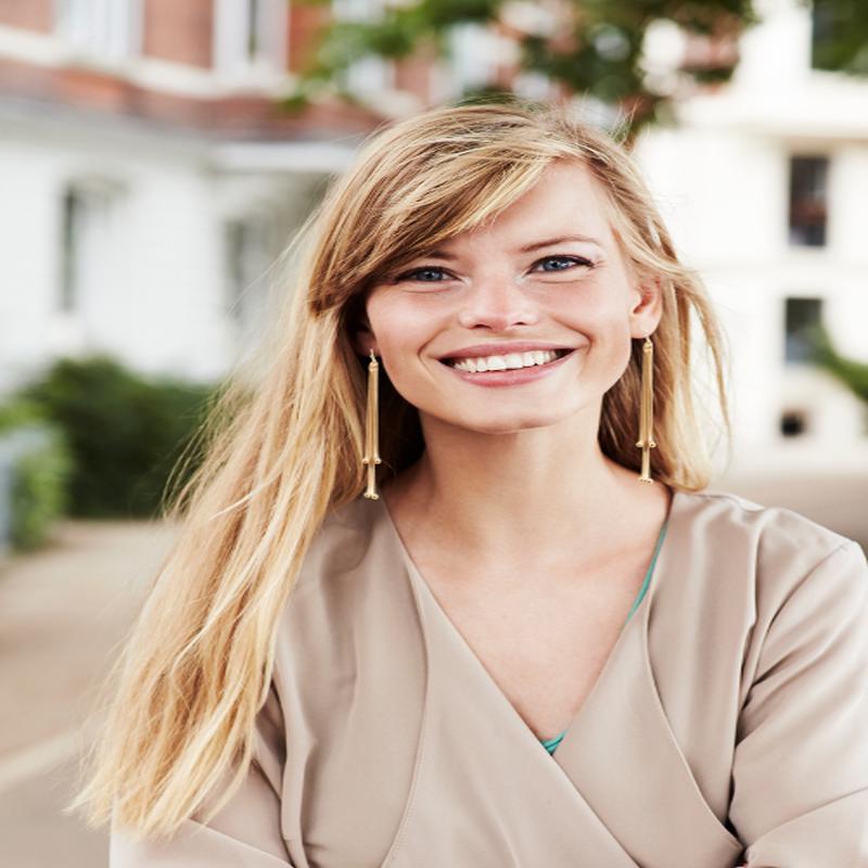 Gold Chain Drop Earrings