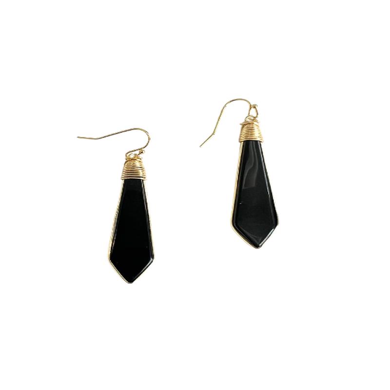 Rachel Black Earrings