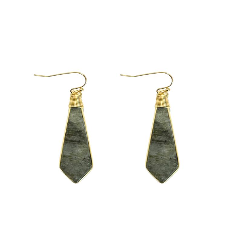 Rachel Labradorite Earrings