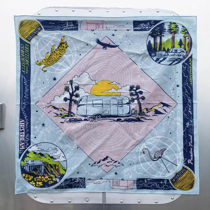 Bandits Bandana - Sky Blue Venture With Curiosity