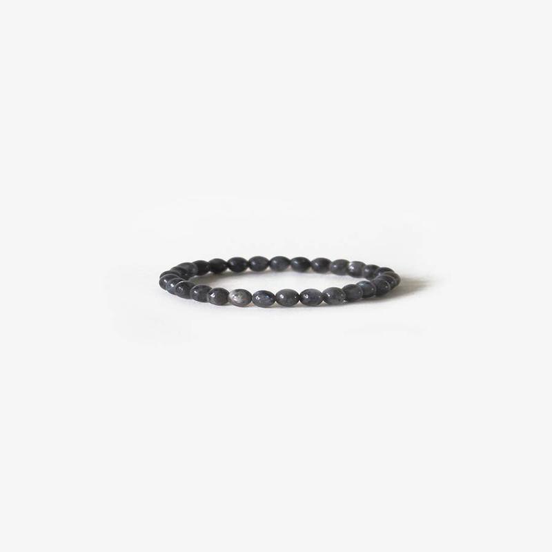 Earth Bracelet - Gray Larvikite