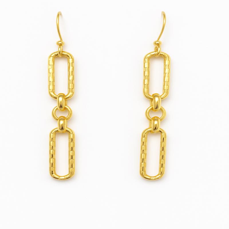 Julia Paperclip Earrings