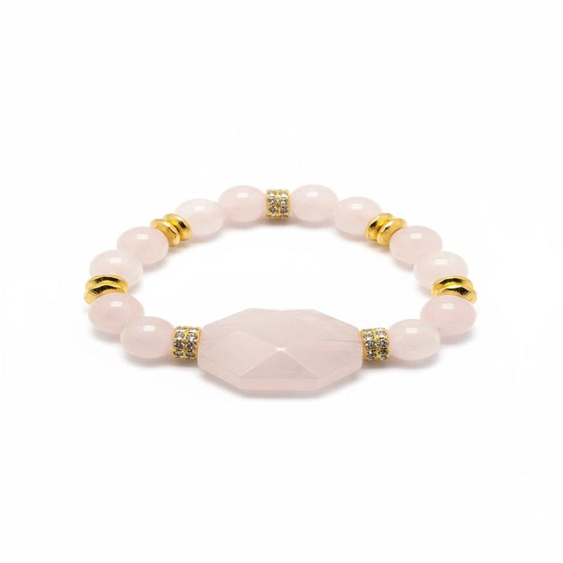 Renee Rose Quartz Bracelet