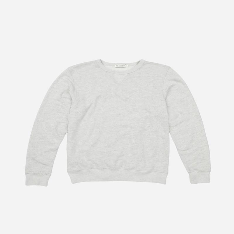 Vintage Crewneck Sweatshirt - Triblend Terry - Grey Heather
