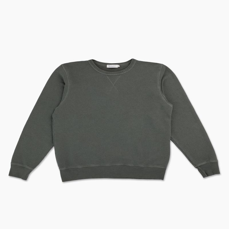 Vintage Crewneck Sweatshirt-Triblend Terry - Vintage Teal