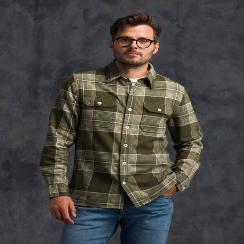 Winter Flannel - Utility Shirt - DesertJade