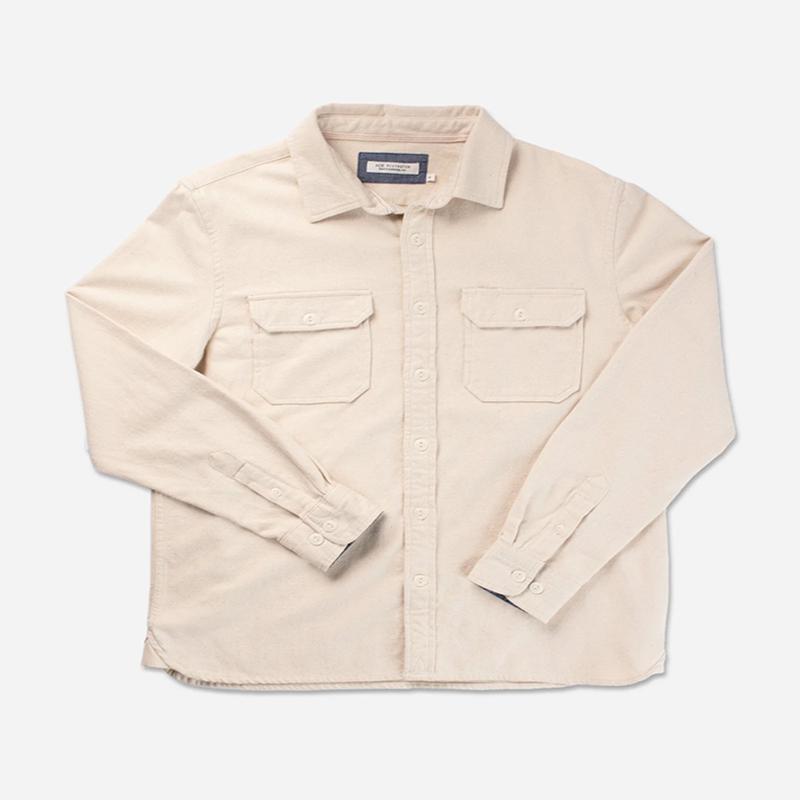 Short H1 - Winter Flannel - Utility Shirt - Ecru