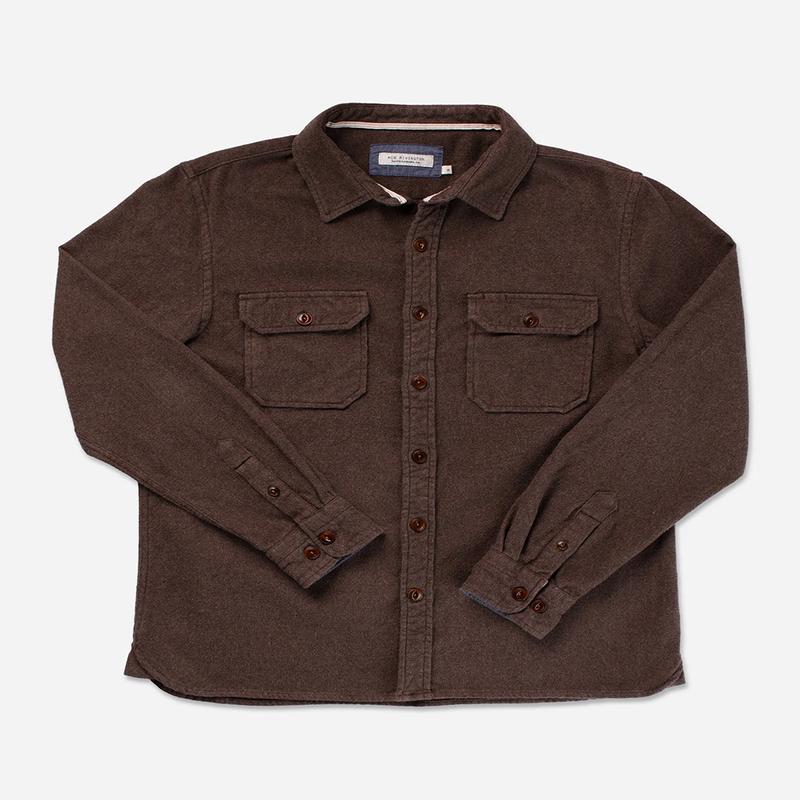 Short H1 - Winter Flannel - Utility Shirt - Iron Opal