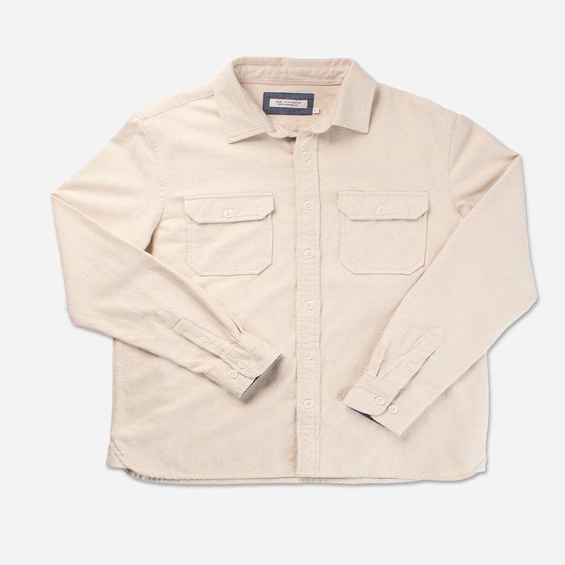 Tall H3 - Winter Flannel - Utility Shirt - Ecru