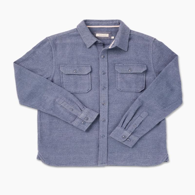 Tall H3 - Winter Flannel - Utility Shirt - SlateBlue