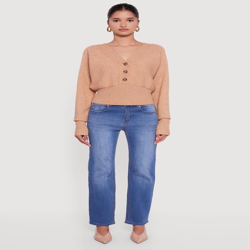 Dolman Long Sleeve Lace Up Back Cardigan