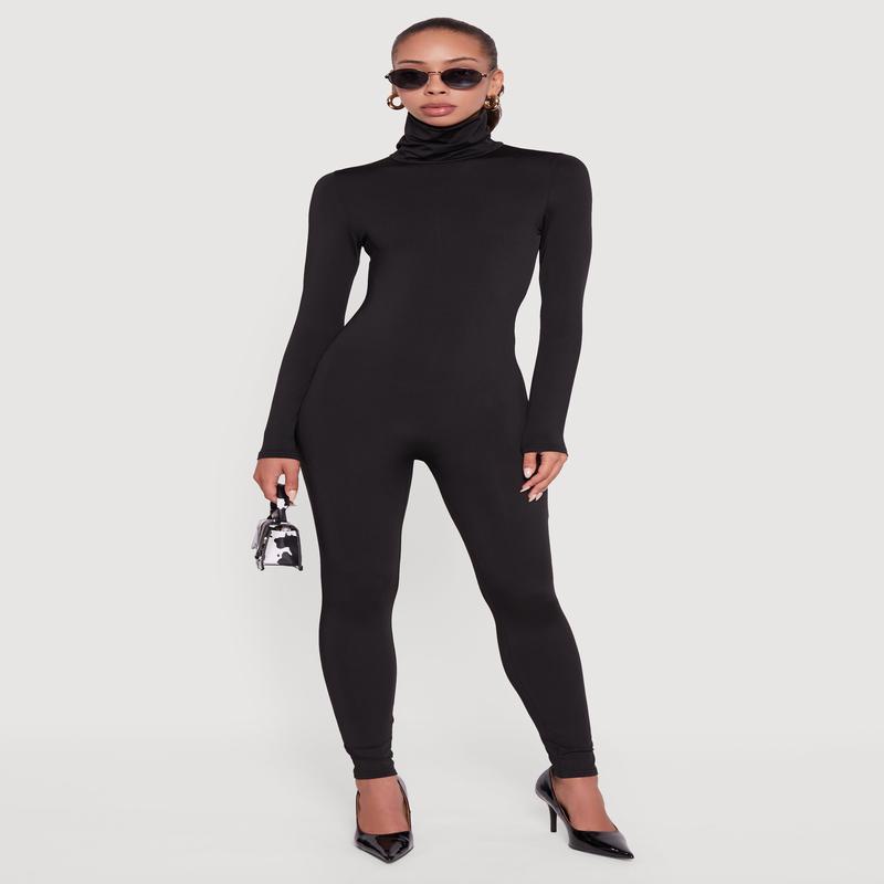 Long Sleeve Turtleneck Catsuit