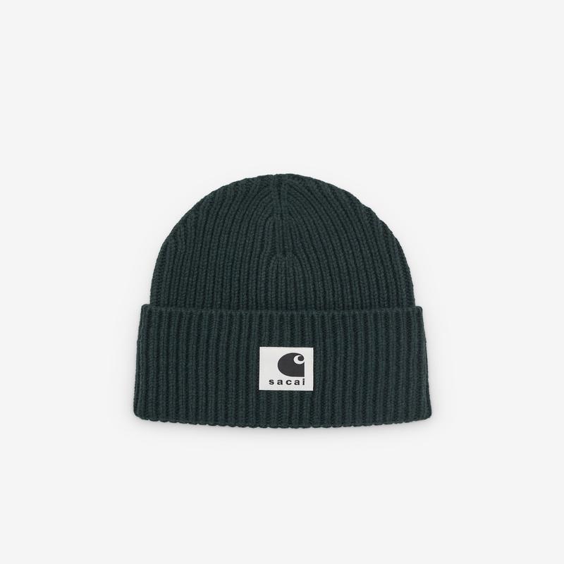 Sacai - Carhartt WIP Wool Knit Beanie - (Dark Green)