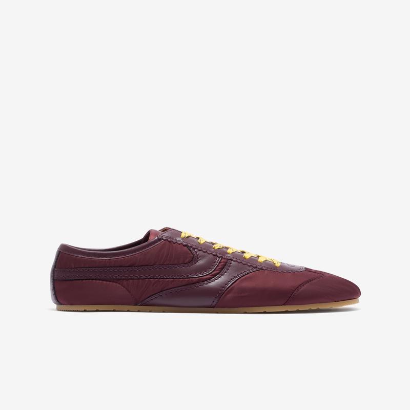 Dries Van Noten - Mens Nylon Sneakers - (Bordeaux)