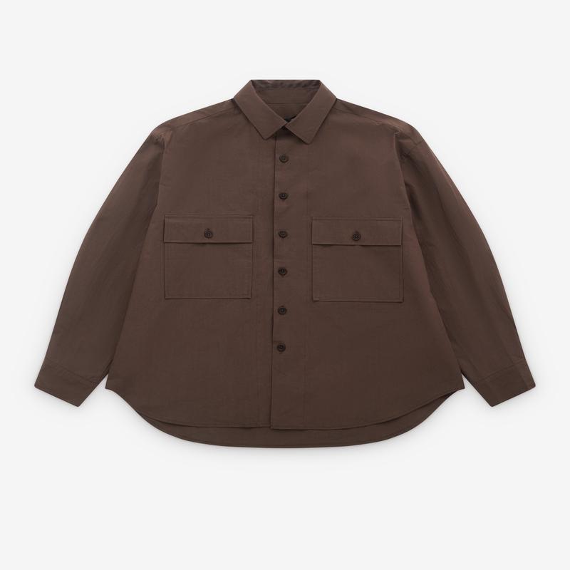 Evan Kinori - Men's Big Shirt - (Anthracite)