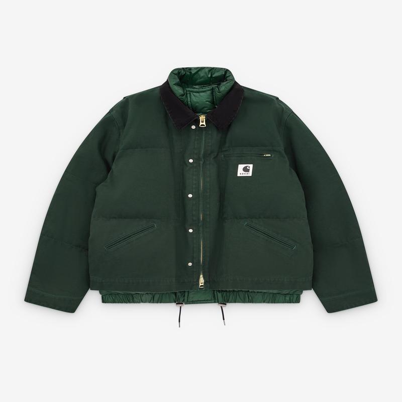 Sacai - Men's Carhartt WIP Canvas Puffer Jacket - (Dark Green)