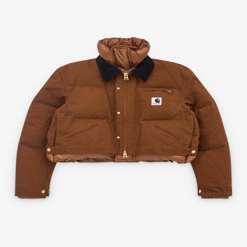 Sacai - Women's Carhartt WIP Canvas Puffer Jacket - (Brown)