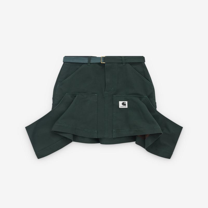 Sacai - Women's Carhartt WIP Canvas Skirt - (Dark Green)