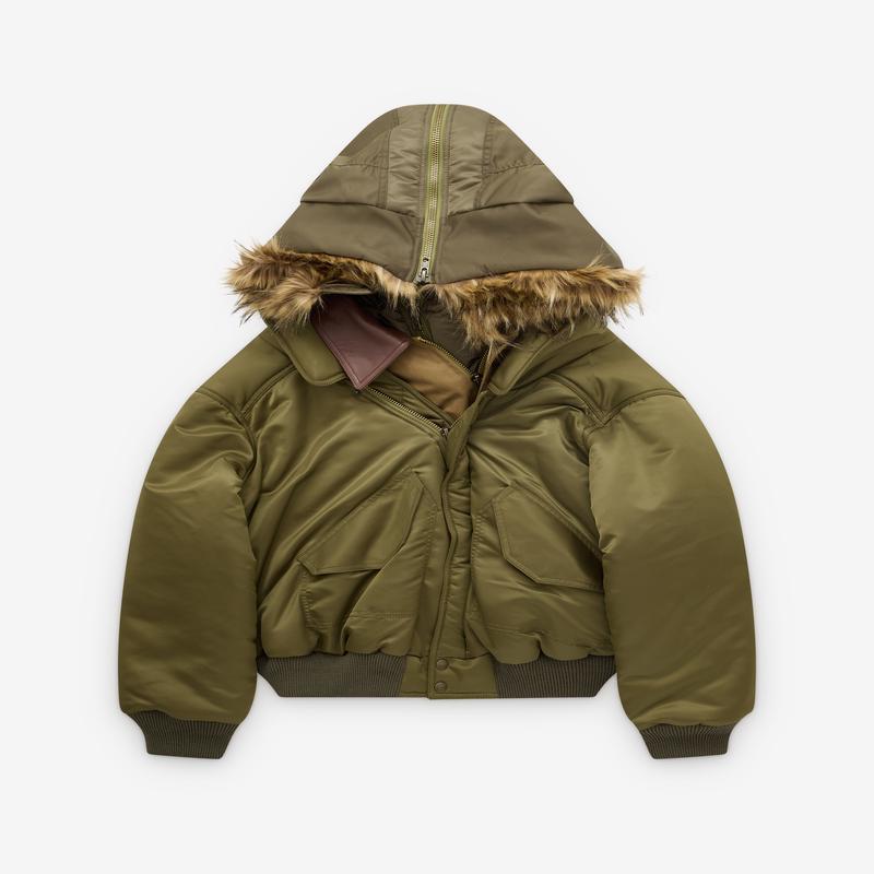 August Barron - Women's Triple Bomber - (Army Green)