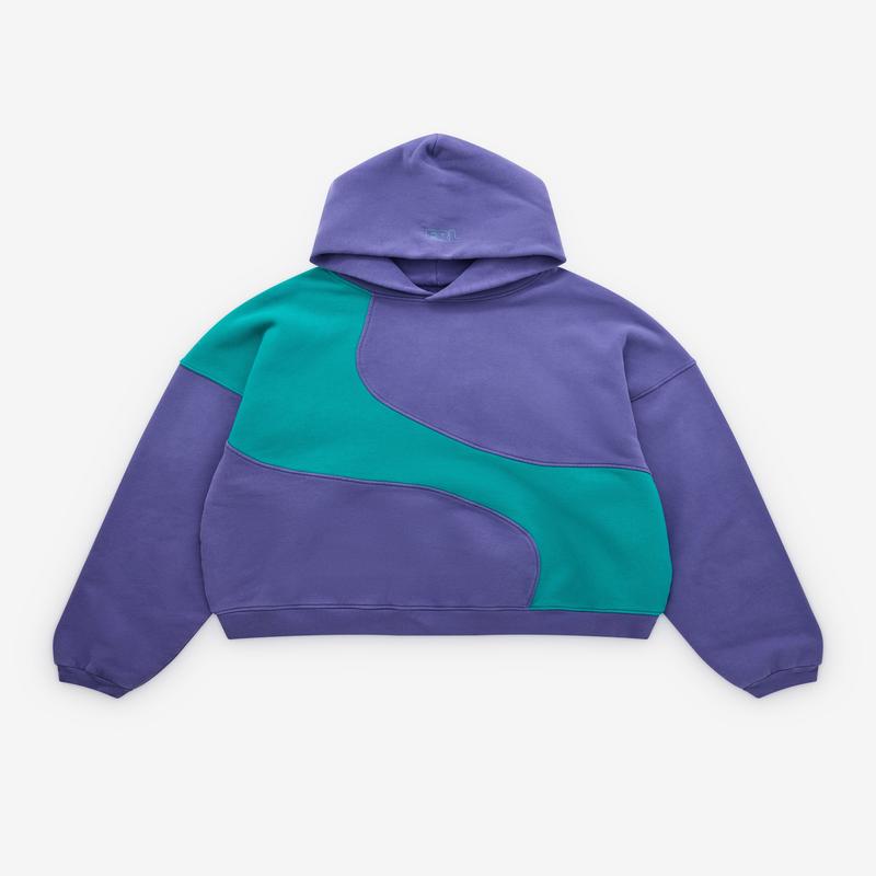 Erl - Wave Hooded Sweatshirt - (Navy)