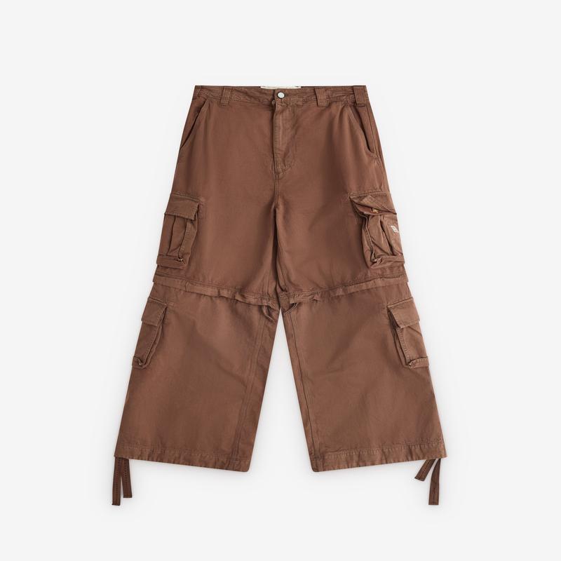 Erl - Zip-Off Cargo Pants - (Brown)