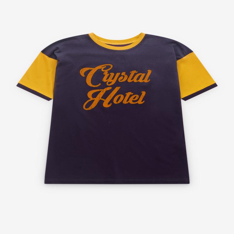 Maison Margiela - Mens Crystal Hotel T-Shirt - (Purple/Yellow)