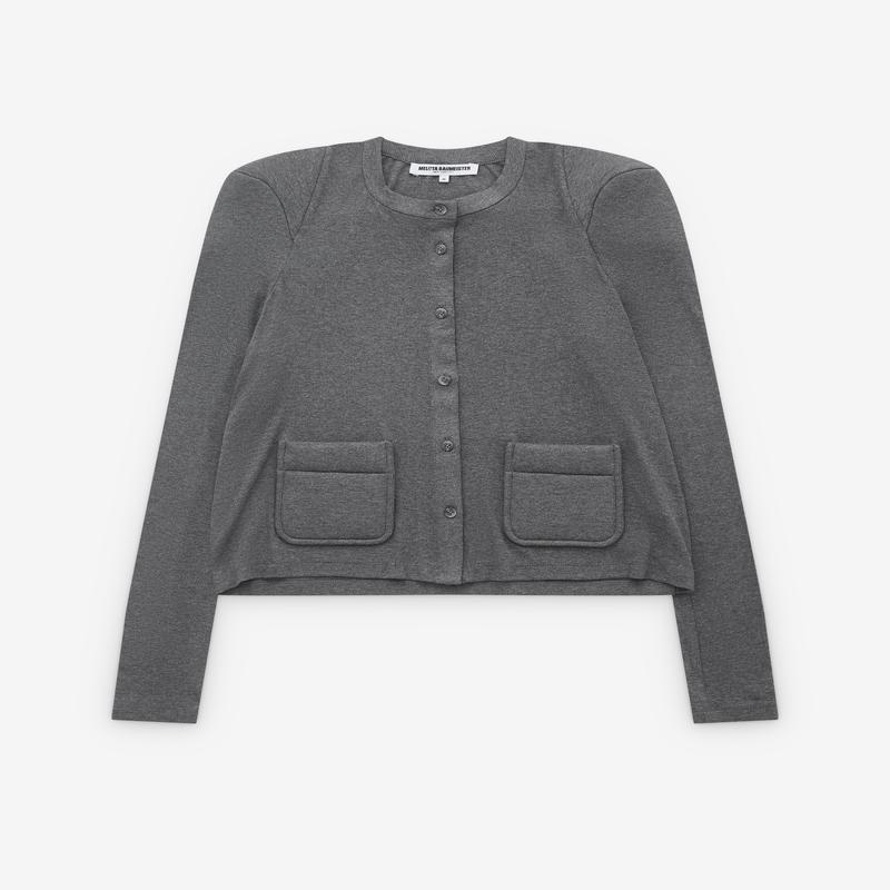 Melitta Baumeister - Women's Foamy Shoulder Cardigan - (Melange)