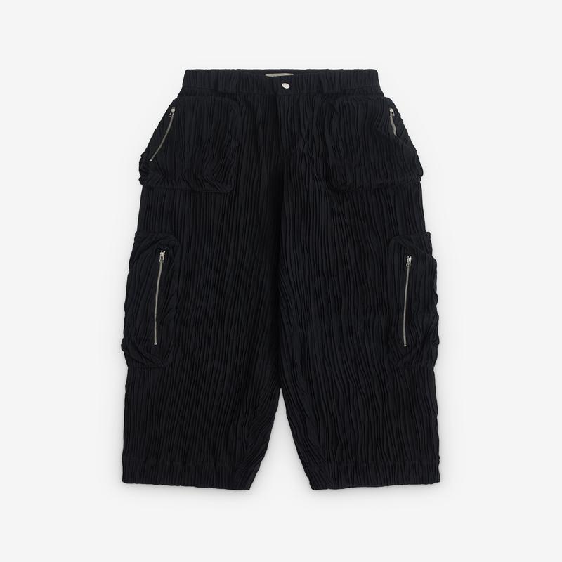 Tondolo - Men's Gilled Luteus Cargo Trousers - (Meteorite)