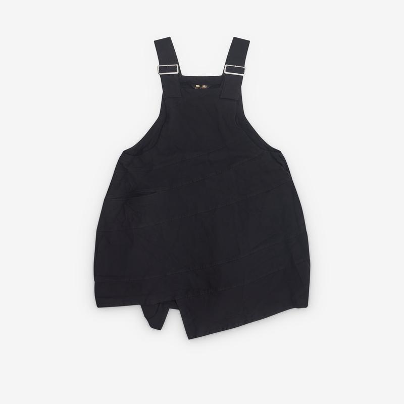 Black Comme des Garons - Asymmetric Pinafore - (Black)
