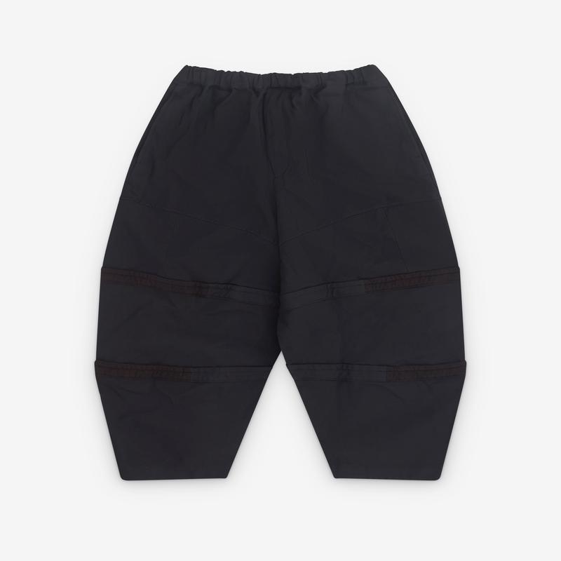 Black Comme des Garons - Barrel Leg Trousers - (Black)
