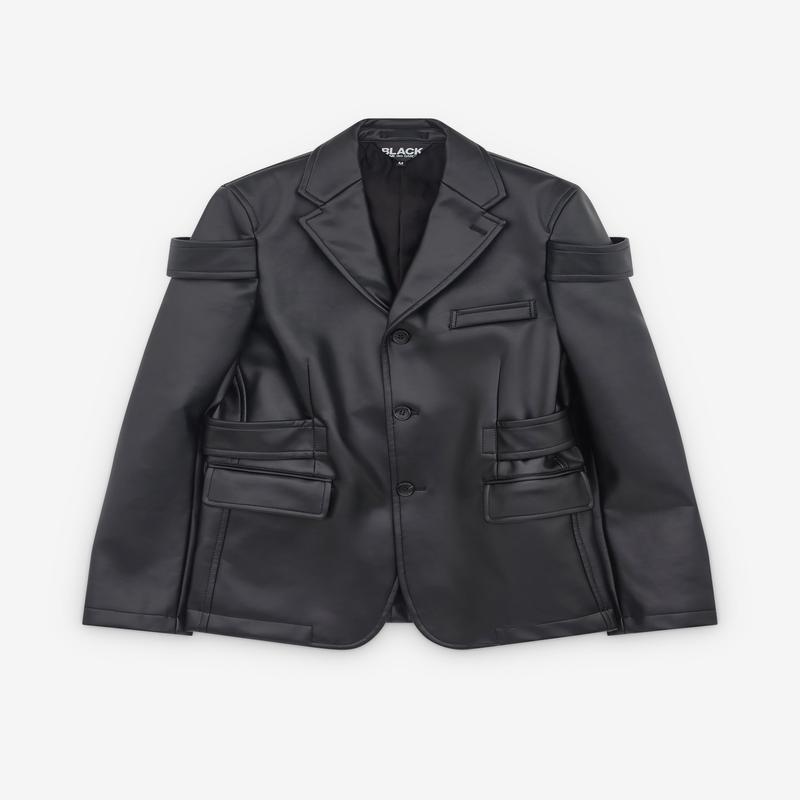 Black Comme des Garons - Double Buckle Blazer - (Black)